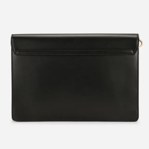 Túi Dolce & Gabbana Mediterraneo Calfskin Clutch Black BM1586AC95480999 - Ảnh 3