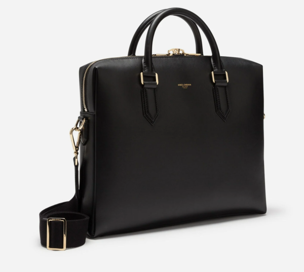 Túi Dolce & Gabbana Calfskin Briefcase BM1590AC95480999 - Ảnh 2