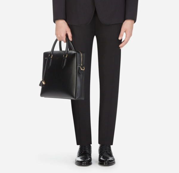 Túi Dolce & Gabbana Calfskin Briefcase BM1590AC95480999 - Ảnh 4