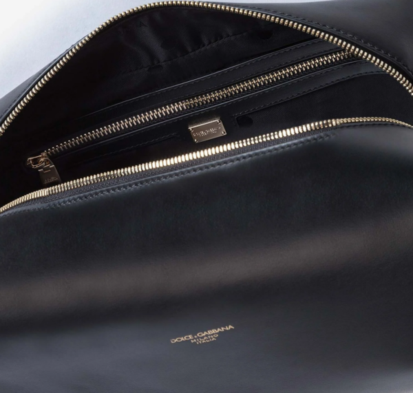 Túi Dolce & Gabbana Calfskin Monreale Bag With Heat-stamped Logo - Ảnh 4