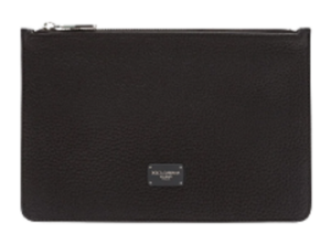 Túi Dolce & Gabbana Flat Calfskin Palermo Fanny Pack With Logo Plaque