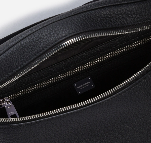 Túi Dolce & Gabbana Calfskin Palermo Belt Bag With Branded Plate - Ảnh 4