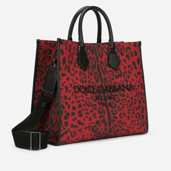 Túi Dolce & Gabbana Printed Canvas 'Multicolor' BM1796AQ966HRTYN - Ảnh 4