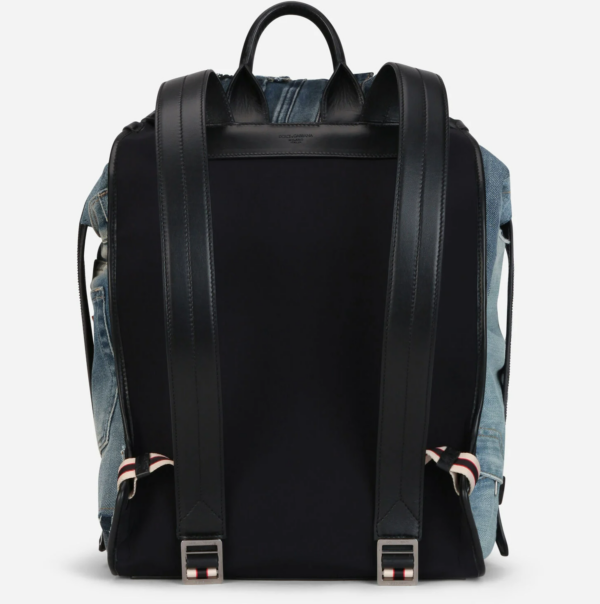 Túi Dolce & Gabbana Patchwork Denim Edge Backpack BM1799AW34789853 - Ảnh 2