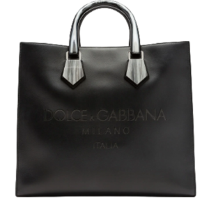 Túi Dolce & Gabbana Design Logo Shopping Back In Calfskin With Lasered Logo