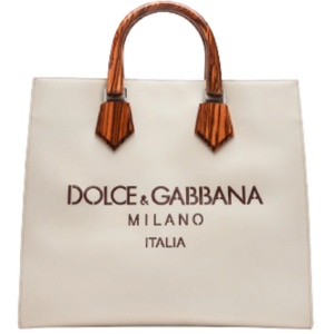 Túi Dolce & Gabbana Design Logo Shopping Bag in Calfskin