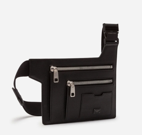 Túi Dolce & Gabbana Flat Palermo Belt Bag In Hammered Calfskin - Ảnh 3
