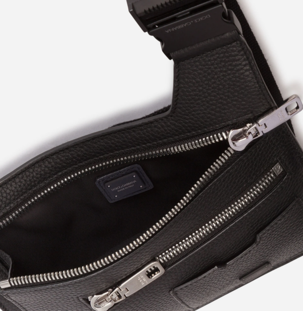 Túi Dolce & Gabbana Flat Palermo Belt Bag In Hammered Calfskin - Ảnh 4