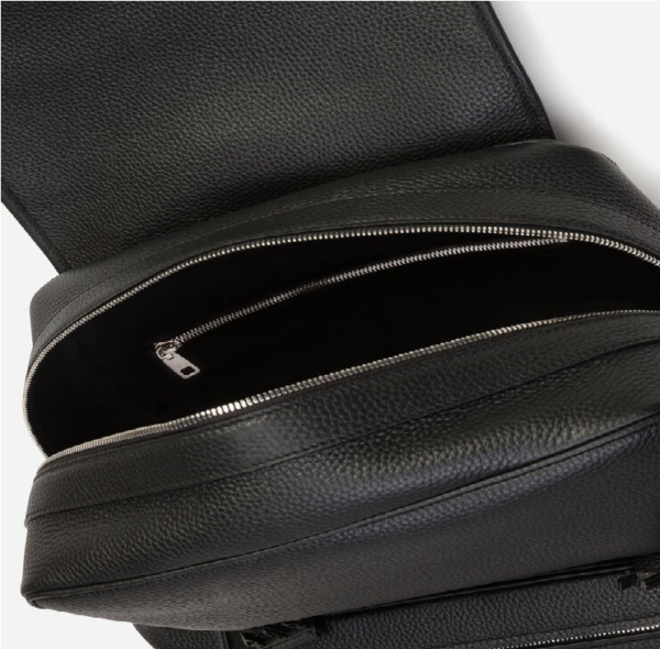Balo Dolce & Gabbana Palermo In Hammered Calfskin Black BM1844AZ31980999 - Ảnh 2