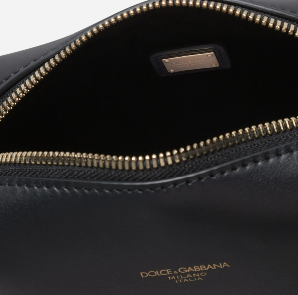 Túi Dolce & Gabbana Calfskin Monreale Belt Bag With Heat-stamped Logo - Ảnh 3