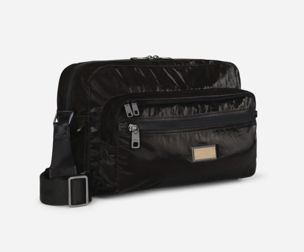 Túi Dolce & Gabbana Nero Sicilia Dna Nylon Messenger Bag - Ảnh 3
