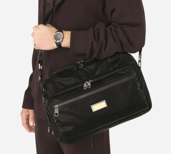 Túi Dolce & Gabbana Nero Sicilia Dna Nylon Messenger Bag - Ảnh 5