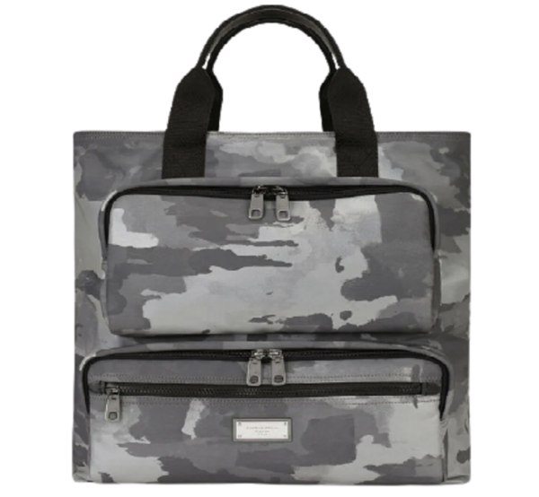 Túi Dolce & Gabbana Camouflage Print Nylon White Black BM1959AO28289697