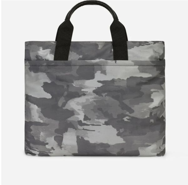 Túi Dolce & Gabbana Camouflage Print Nylon White Black BM1959AO28289697 - Ảnh 3