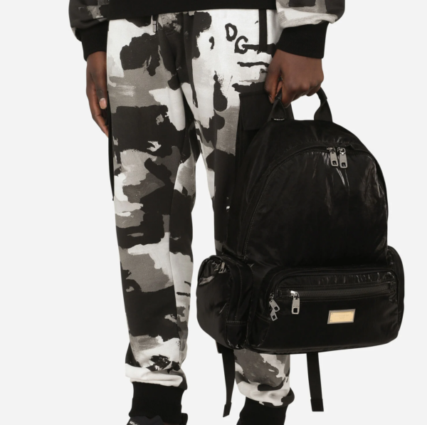 Túi Dolce & Gabbana Nero Sicilia Dna Nylon Backpack - Ảnh 5