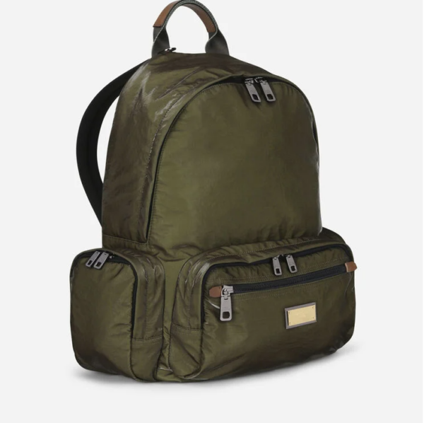 Balo Dolce & Gabbana Nero Sicilia Dna Nylon Green BM1961AO2448B621 - Ảnh 4
