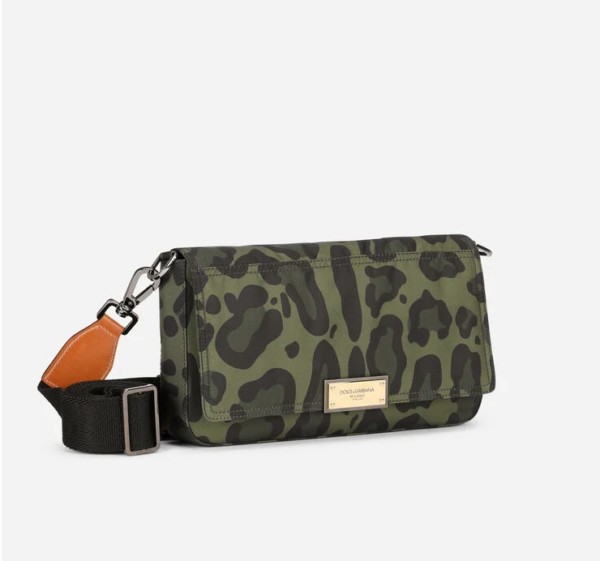 Túi Dolce & Gabbana Nylon Leopard Print 'Green' BM1962AO885HUILN - Ảnh 5