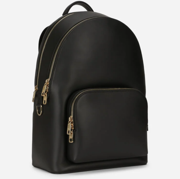 Balo Dolce & Gabbana Calfskin Backpack Black BM1993AC95480999 - Ảnh 3