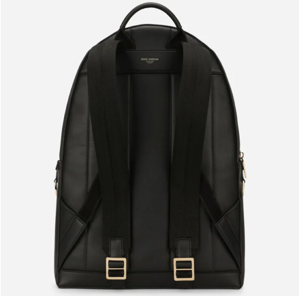 Balo Dolce & Gabbana Calfskin Backpack Black BM1993AC95480999 - Ảnh 2