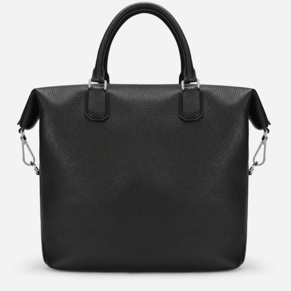 Túi Dolce & Gabbana Palermo Shopper In Hammered Black BM1995AZ31980999 - Ảnh 3