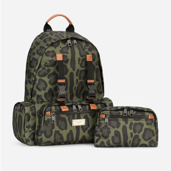 Túi Dolce & Gabbana Leopard Print 'Green' BM1997AO885HUILN - Ảnh 2