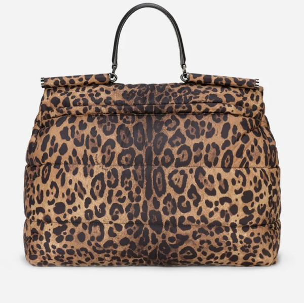 Túi Dolce & Gabbana Leopard Print Sicily Travel Leo Print BM1999AO824HADRM - Ảnh 2