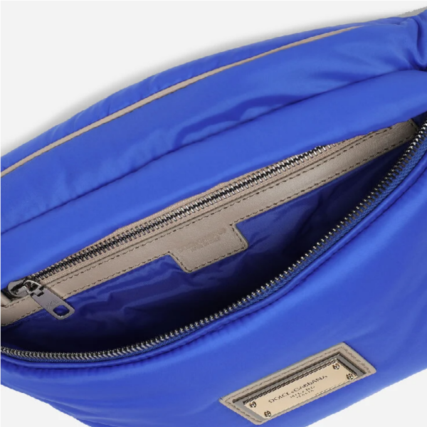 Túi Dolce & Gabbana Nylon Sicily Belt Bag Blue BM2009AO9308J650 - Ảnh 2