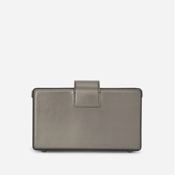 Túi Dolce & Gabbana Calfskin DG Box Bag Grey BM2022AQ37187510 - Ảnh 3