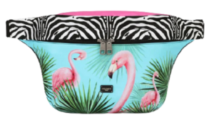 Túi Dolce & Gabbana Flamingo Print Nylon Belt Bag Multicolor BM2033B585380995