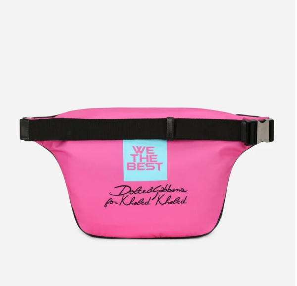 Túi Dolce & Gabbana Flamingo Print Nylon Belt Bag Multicolor BM2033B585380995 - Ảnh 3