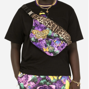 Alternative view of Túi Dolce & Gabbana Butterfly Print Nylon Belt Bag Multicolor BM2033B5853HADRM