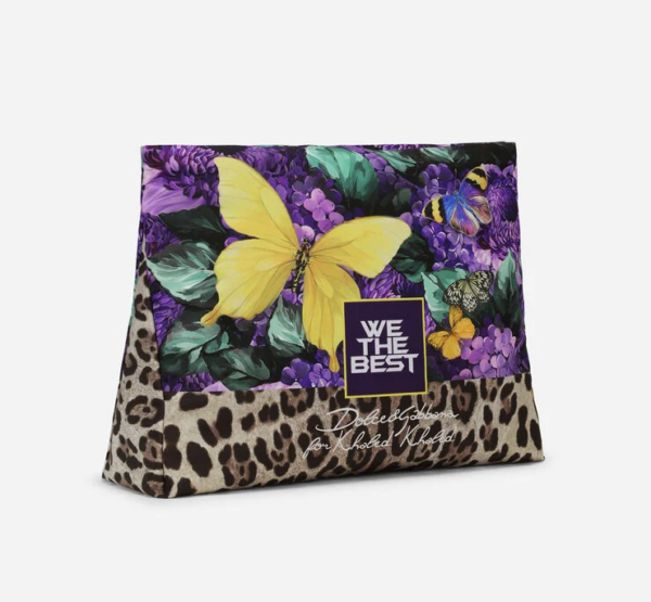 Túi Dolce & Gabbana Butterfly Print Nylon Pouch Multicolor BM2034B5853HADRM - Ảnh 4