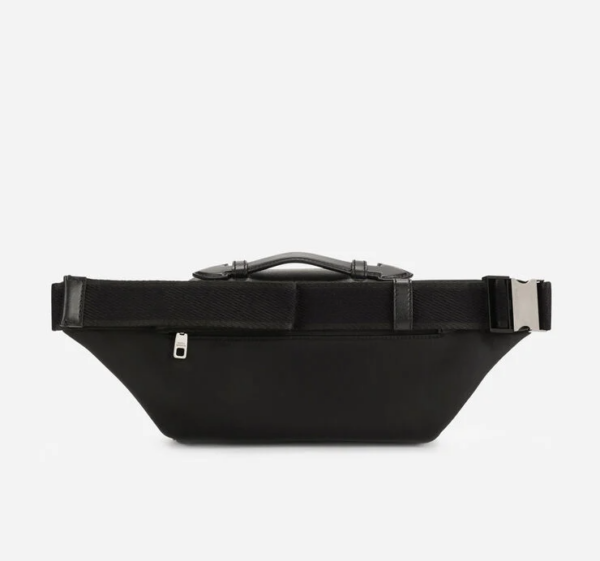 Túi Dolce & Gabbana Grainy Calfskin Belt Bag Black BM2036AQ7568B956 - Ảnh 5