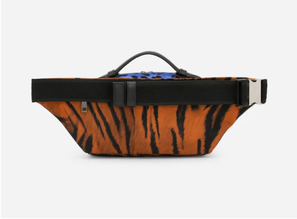 Túi Dolce & Gabbana Tiger Print Nylon Belt Bag BM2036B9O73HT3QL - Ảnh 4