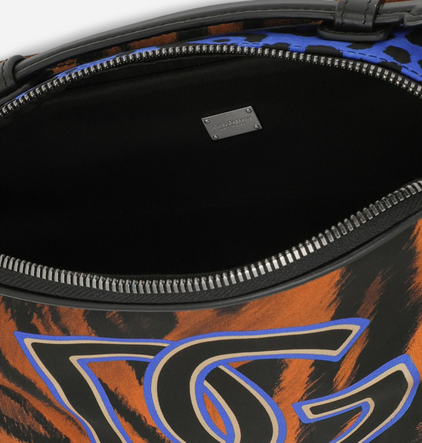 Túi Docle & Gabbana Tiger-print Nylon Belt Bag BM2036B9O73HT3QL - Ảnh 4