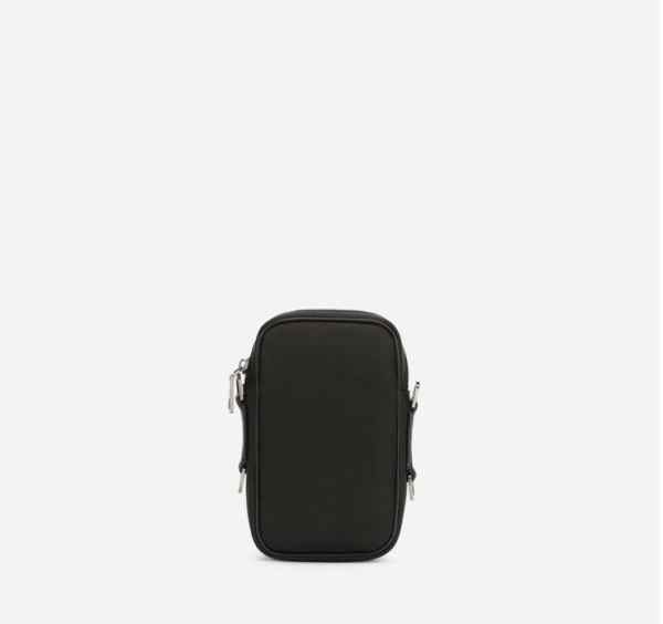 Túi Dolce & Gabbana Grainy Calfskin Crossbody Bag Black BM2041AQ7568B956 - Ảnh 3