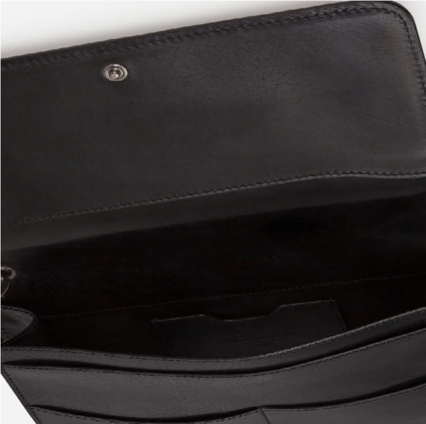 Túi Dolce & Gabbana Horsehide Bike Black BM6943AW35280999 - Ảnh 2