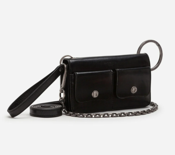 Túi Dolce & Gabbana Small Biker Bag In Horse BM6946AW35280999 - Ảnh 3