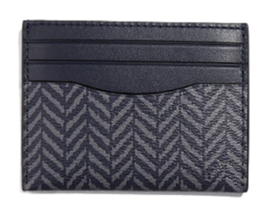 VÍ Coach Slim ID Card Case With Herringbone Print A04Q4R2FNI
