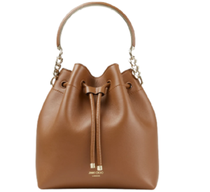 Túi Jimmy Choo Bon Bon 'Dark Tan' BONBONBUCKETCLF027126
