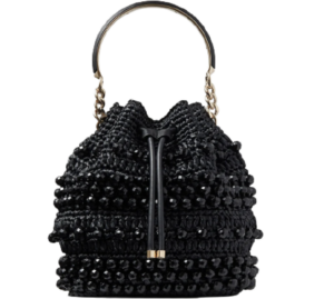 Túi Jimmy Choo Bon Bon 'Black' BONBONBUCKETRIC001463