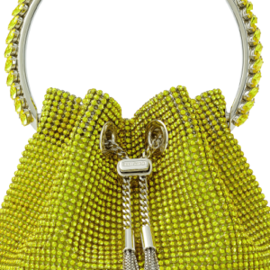 Alternative view of Túi Jimmy Choo Bon Bon 'Acid Yellow' BONBONSQV001366
