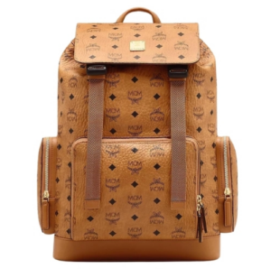 Balo MCM Brandenburg Backpack Visetos Cognac MMKAABG02CO001