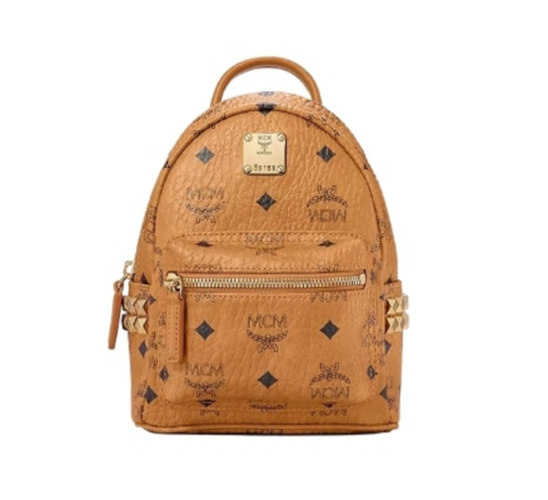 Balo MCM Stark Backpack Visetos Cognac MMK6SVE92CO001
