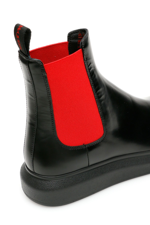 Giày Alexander McQueen Hybrid Ankle Boot 'Black Red' 586198-WHX52-1066 - Ảnh 5