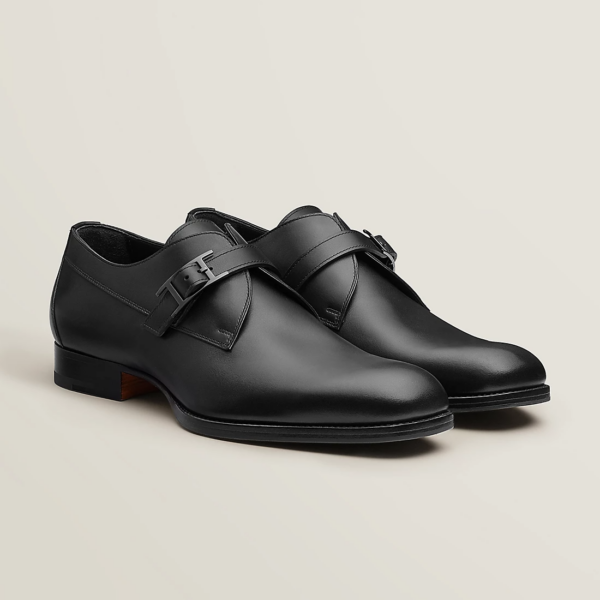 Giày Hermes Boris Derby 'Black' H212986ZH02430 - Ảnh 3