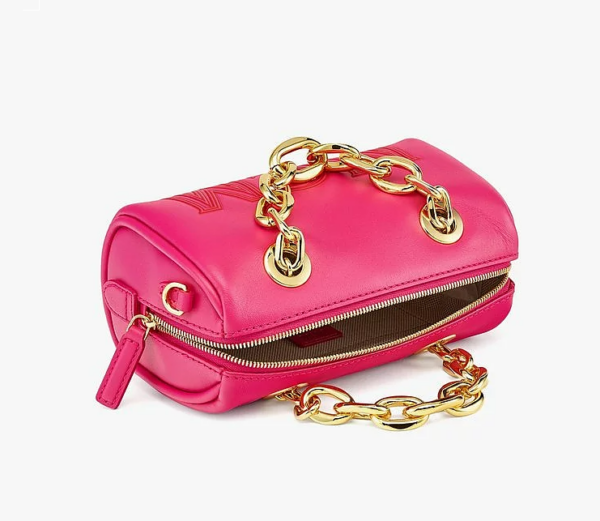 Túi MCM Boston Bag in Chain Leather MWBCSSX01QW001 - Ảnh 3