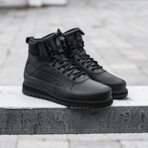 Giay Puma Desierto v2 Winter Leather Trainers 'Black' 380754-01