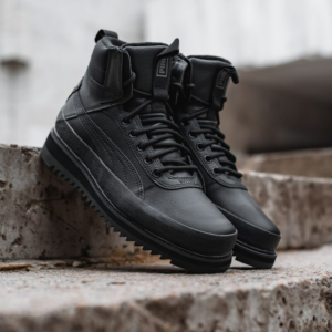 Giay Puma Desierto v2 Winter Leather Trainers 'Black' 380754-01