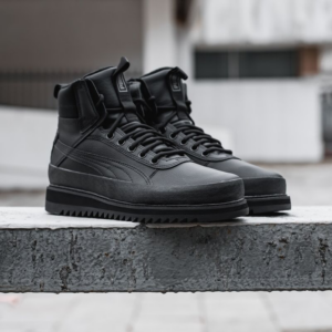 Giay Puma Desierto v2 Winter Leather Trainers 'Black' 380754-01